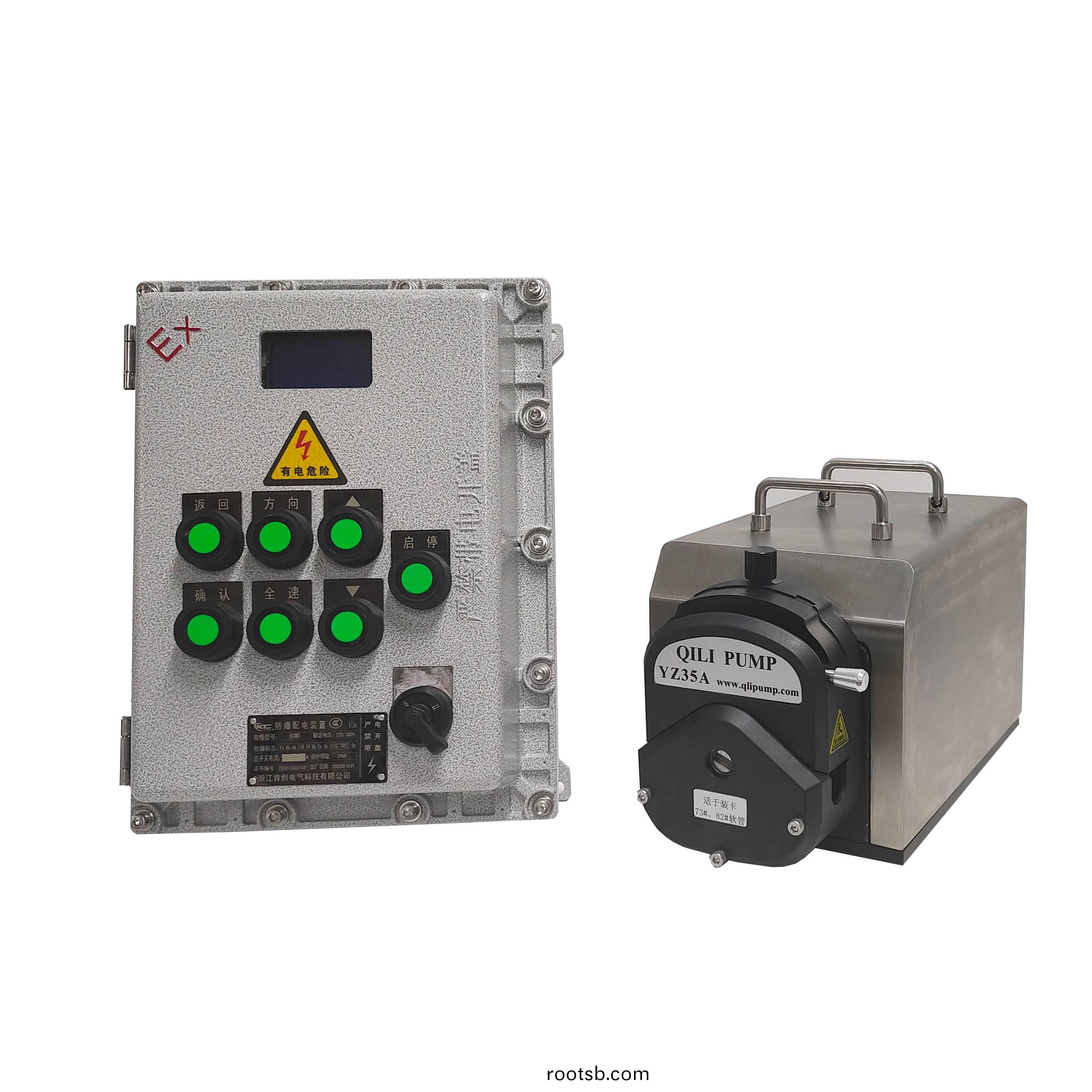 高(gao)精(jing)度(du)步進電機(ji)防(fang)爆(bao)泵FB600-3BF